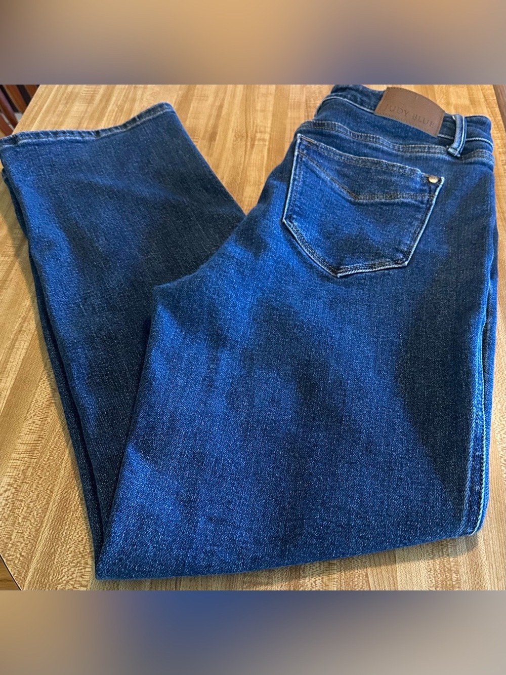 Judy Blue Women's Blue Denim Straight Leg Jeans
